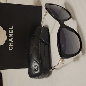 chanel pearl sunglasses